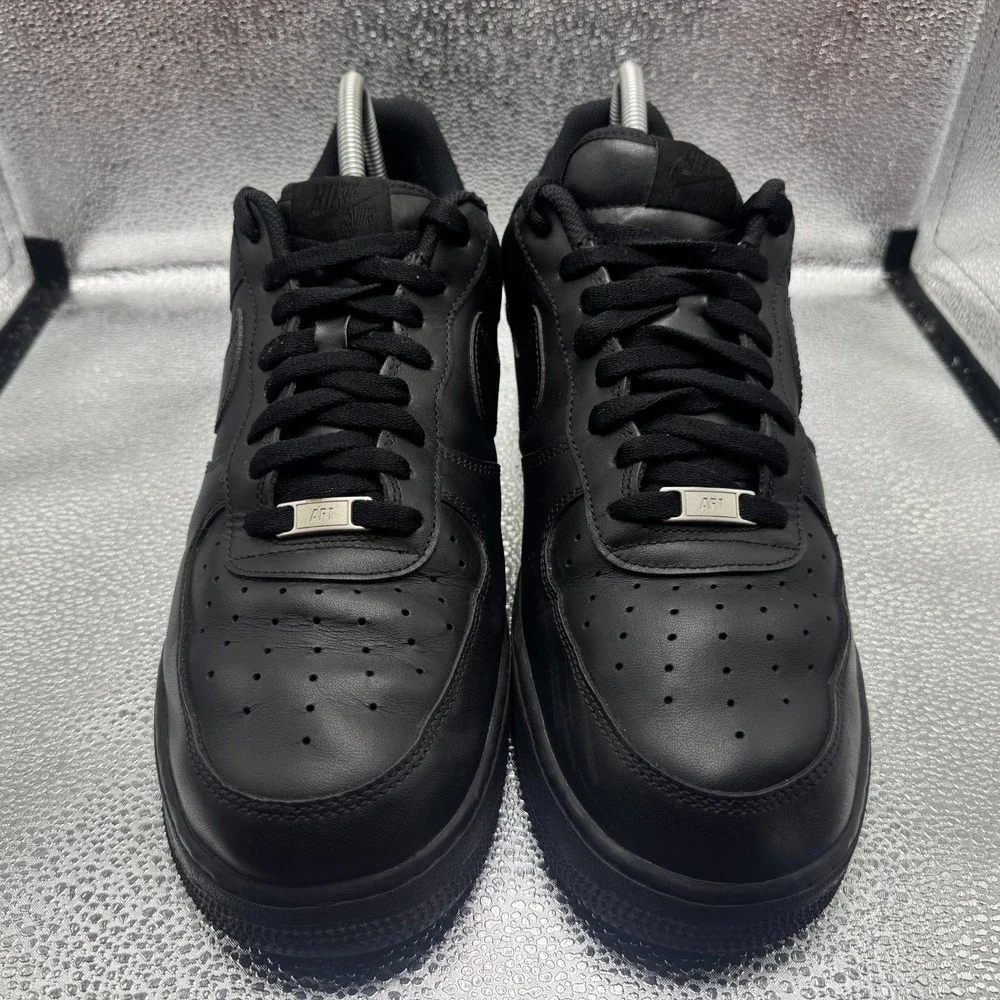 Size 14 Nike Air Force 1 '07 Triple Black Retro OG Mens Comfort Shoes CW2288-001
